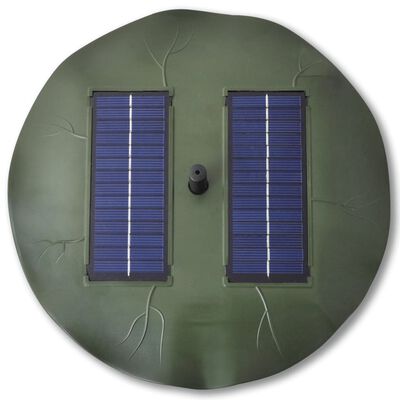 Solar Teichpumpe Gartenteich Wasserspiel Blattform 1,5W