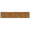 vidaXL Teppich Rechteckig Braun 60x300 cm Bambus
