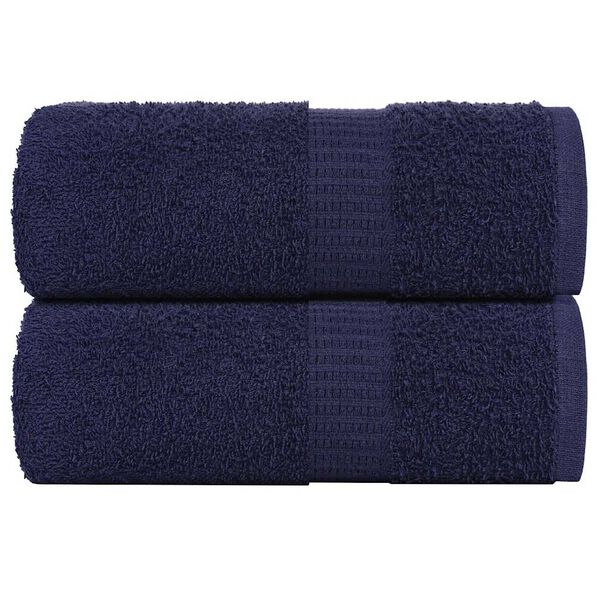 vidaXL Wascht&uuml;cher FROGN 2 Stk. Marineblau 30x30 cm 360 g/m&sup2;