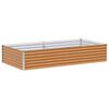 vidaXL Hochbeet 195x100x36 cm Cortenstahl
