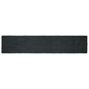 vidaXL Bereichsteppich Dunkelgrau 60 x 400 cm Jute