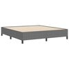 vidaXL Boxspringbett Hellgrau 180 x 200 cm Samt