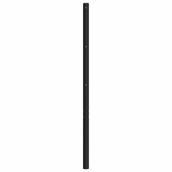 vidaXL Ersatz-Kopfteil Metall Schwarz 107 cm
