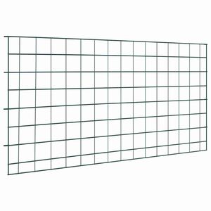 vidaXL Teichzaun Set 5 stk. 100 x 50 cm Stahl Gr&uuml;n