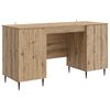 vidaXL Schreibtisch Artisan-Eiche 142,5 x 50 x 75 cm Holzwerkstoff