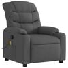 vidaXL Massagesessel Dunkelgrau Stoff