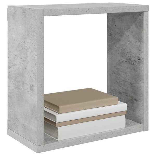 vidaXL W&uuml;rfelregale 6 Stk. Betongrau 30x15x30 cm