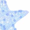 vidaXL 3D Stern mit 50 LEDs Blau 55 x 53.5 x 10 cm Acryl