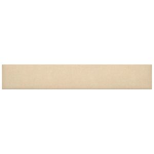 vidaXL Wandkopfteilen 12 stk. 90 x 15 cm Creme Stoff