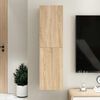 vidaXL TV-Schrank Sonoma-Eiche 30,5x30x110 cm Holzwerkstoff
