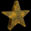 vidaXL Weihnachtssterne 3 Stk. Golden Mesh LED Outdoor Indoor