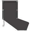 vidaXL Kaninchenf&uuml;tterer Schwarz 12,5 x 26 x 28,5 cm