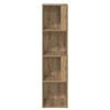 vidaXL Eckregal Artisan-Eiche 33x33x132 cm Holzwerkstoff