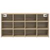 vidaXL Schuhschrank Sonoma-Eiche 103 x 30 x 51 cm Holzwerkstoff