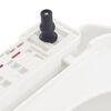 vidaXL Toilettensitz mit Absenkautomatik und Quick-Release-Design Wei&szlig;