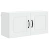 vidaXL Wandschrank PORTO Wei&szlig; 80 x 31 x 40 cm Holzwerkstoff
