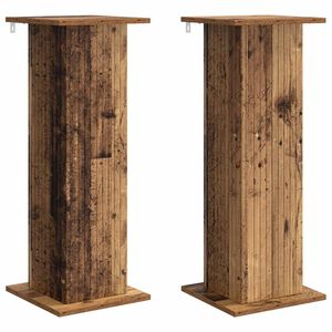 vidaXL Pflanzenst&auml;nder 2 stk. Altholz 30,5 x 30 x 80,5 cm