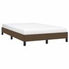 vidaXL Bettgestell ohne Matratze Dunkelbraun 120x190 cm Stoff