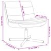 vidaXL Drehstuhl Schwarz 63 x 75 x 76 cm Antikes PU