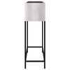 vidaXL Hochbeet Gartenpflanzer Silber 100 x 26 x 82 cm Edelstahl