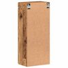 vidaXL Badezimmer-Wandschrank mit T&uuml;r TULUM Altholz 37 x 24,5 x 86 cm