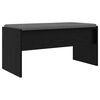 vidaXL Flurbank mit Kissen Schwarz Eichen-Optik 83 x 38 x 40 cm