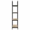 vidaXL B&uuml;cherregal Sonoma-Eiche 80 x 30 x 146 cm Holzwerkstoff