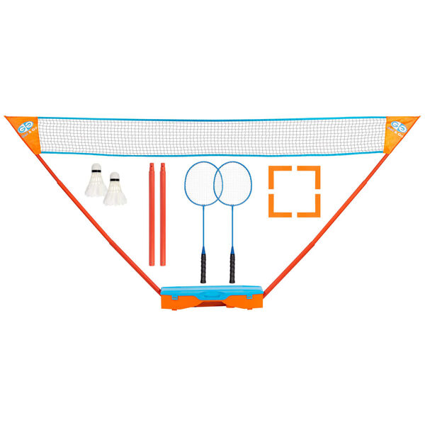 Get & Go Badminton-Set Blau und Orange