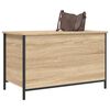 vidaXL Sitzbank mit Stauraum Sonoma-Eiche 80x42,5x50 cm Holzwerkstoff