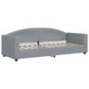 vidaXL Tagesbett Ausziehbar mit Schubladen Hellgrau 80x200 cm Stoff
