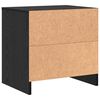 vidaXL Nachttisch Schwarz Eichen-Optik 45 x 34 x 44,5 cm Holzwerkstoff