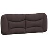 vidaXL Bettgestell ohne Matratze "Hvar" Dunkelbraun 120x200 cm Stoff