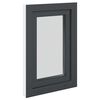 vidaXL Kellerfenster "RISOR" 50x75 cm Drehkipp DIN Links Anthrazit