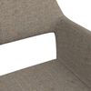 vidaXL Esszimmerst&uuml;hle 4 Stk. Drehbar Taupe Stoff