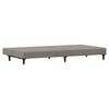 vidaXL Schlafsofa 2-Sitzer mit Fu&szlig;hocker Hellgrau Samt