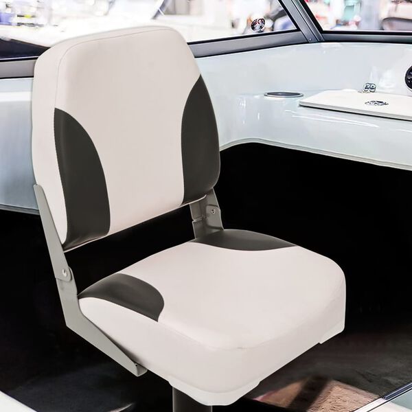 vidaXL Bootssitz mit Podest 360&deg; Drehbar