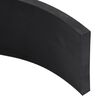 vidaXL Gummileiste f&uuml;r Schneepflug Schwarz 200x8x1 cm