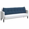 vidaXL R&uuml;cken Kissen Blau 180 x 24 x 50 cm Stoff