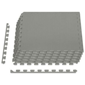 vidaXL Pool Bodenschutzmatte 6 stk. Grau 2,16 m&sup2; EVA-Schaum