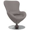 vidaXL Eiersessel Taupe 63 x 73 x 90 cm Stoff