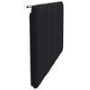 vidaXL Kopfteil-Kissen "Hanko" Schwarz 100 cm Stoff