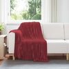 vidaXL Wohndecken 6 pcs Bordeauxrot 150 x 130 cm Fleece