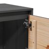 vidaXL TV-Schrank Grau 156x37x45 cm Massivholz Kiefer