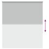vidaXL Verdunkelungsrollo Hellgrau 125x175cm Stoffbreite 121,6cm