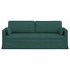 vidaXL Sofa 180cm Dunkelgr&uuml;n Metall