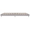 vidaXL Bettgestell ohne Matratze Grau Sonoma 160x200 cm Holzwerkstoff