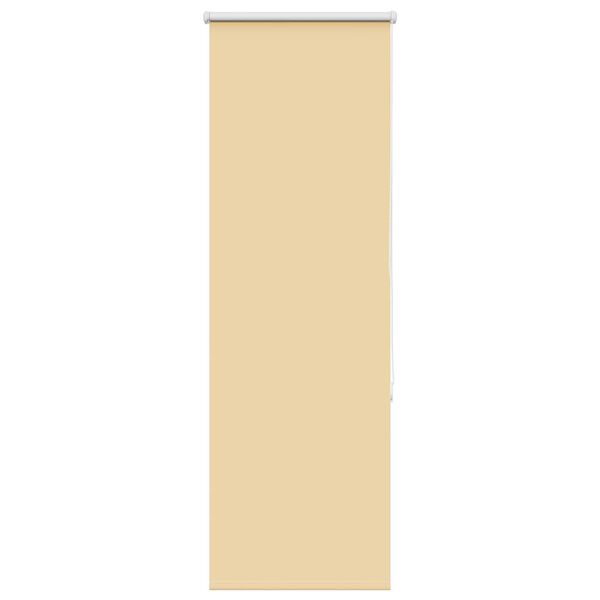 vidaXL Verdunkelungsrollo Beige 45x175cm Stoffbreite 40,7 cm Polyester