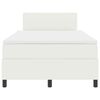 vidaXL Boxspringbett Creme und Wei&szlig; 193 x 120 x 88 cm Cordstoff