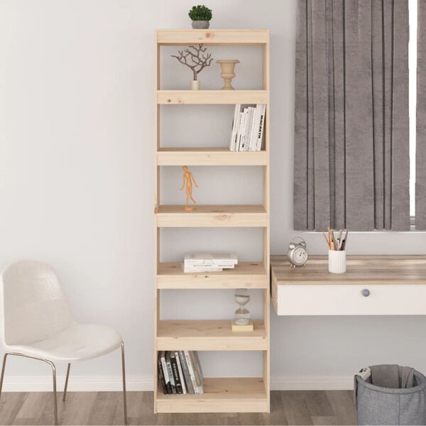 vidaXL B&uuml;cherregal/Raumteiler 60x30x199,5 cm Massivholz Kiefer