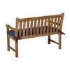 Madison Bankauflage Panama 120x48 cm Saphirblau